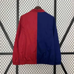 23-24 Barcelona Trench Coat Reversible Windbreaker Double-Sides Jacket AAAAJersey Yupoo 10