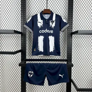 25-26 Monterrey Home Kid Kits Youth Apparels Soccer AAAAJersey Yupoo