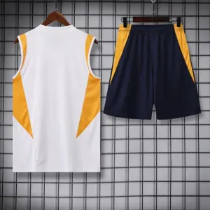 23-24 Real Madrid Training Suits White Vest Kit Soccer Jerseys Yupoo 1