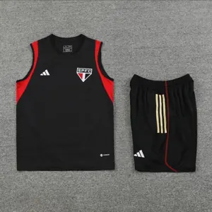 23-24 Sao Paulo Training Vest Kit S-XXL Soccer Jerseys 2