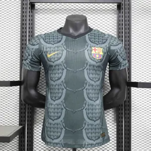 24-25 Barcelona Pre-Match Black Kit Player Version Shirt AAAAJersey Supplier Yupoo