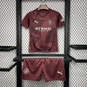 24-25 Manchester City Third Kid Kits Youth Apparels Sport AAAAJersey Yupoo