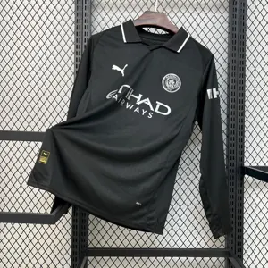 25-26 Manchester City Away Kit Football Long Sleeve T-Shirt AAAAJersey Yupoo