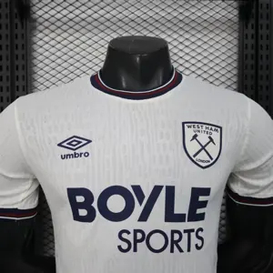 25-26 West Ham Away Kit Player Version Football Shirt Soccer AAAAJersey SupplyYupoo 4