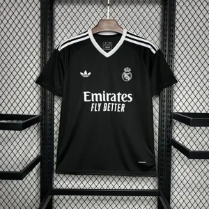 24-25 Real Madrid Black GoalKeeper Kit Soccer Uniforms Soccer AAAAJersey Yupoo