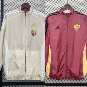 24-25 Roma Trench Coat Reversible Windbreaker Double-Sides Jacket AAAAJersey Supplier Yupoo