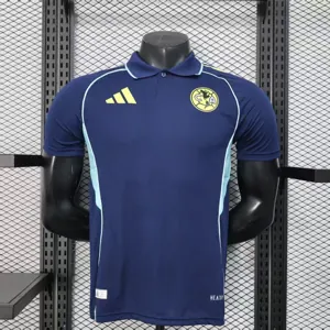 25-26 America Special Edition POLO Kit Player Version Soccer Navy Shirt AAAAJersey Cheap Yupoo