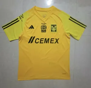 23-24 Tigres UANL Yellow Training Kit Soccer Jerseys Yupoo