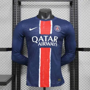 24-25 PSG Home Long Sleeve Kit Player Version Shirt Soccer AAAAJersey Yupoo