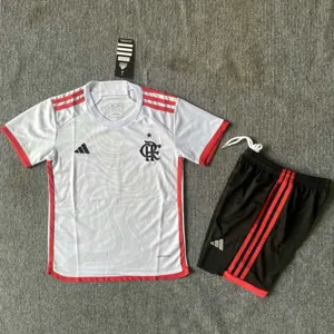 24-25 Flamengo Away Kid Kits Youth Apparels AAAAJersey Wholesale Yupoo