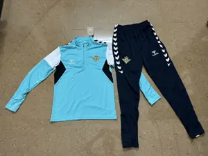 23-24 Real Betis Long Sleeve Tracksuit Blue Training Suits Football AAAAJerseys Yupoo 3