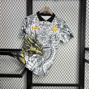 2024 Real Madrid Golden Dragon Special Edition Kit Soccer Uniform AAAAJersey Dropshiping Yupoo 2