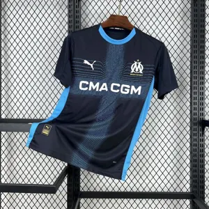 25-26 Marseille Away Kit Football T-Shirt AAAAJersey Supply Yupoo