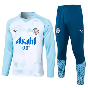 23-24 Manchester City Long Sleeve Training Suit Football Shirts