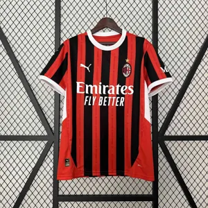 24-25 AC Milan Home Kit Soccer Uniform AAAAJersey Wholesale Yupoo