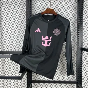 25-26 Inter Miami Away Long Sleeve Shirt Soccer Uniform AAAAJersey Supply Yupoo