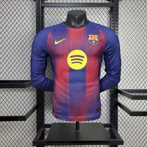 25-26 Barcelona Home Long Sleeves Kit Player Version Shirt AAAAJersey Supply Yupoo