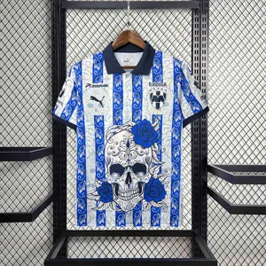 23-24 Rayados Monterrey Day of the Dead Halloween Kit Special Edition Shirt Soccer Jerseys Yupo