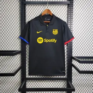 POLO Barcelona black S-XXL Cheap Soccer Jerseys