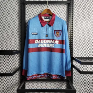 95-97 West Ham away Long Sleeves