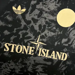 24-25 Ajax x Stone Island Black Special Edition Shirt Football T-Shirt AAAAJersey Dropship Yupo 3
