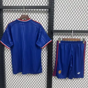 26-27 Manchester United Away Kid Kits Youth Football Apparels AAAAJersey Supply Yupoo 4 1