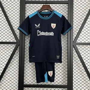 25-26 Athletic Bilbao Away Kids Kit Futbol Youth Apparels AAAAJersey Supply Yupoo