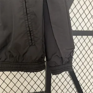 23-24 Real Madrid Trench Coat Reversible Dragon Windbreaker Black 7