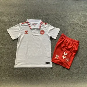 2024 Denmark Away Kid Kits Children Sets Football AAAAJersey Yupoo