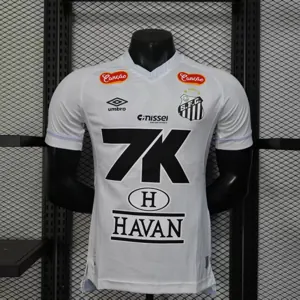 25-26 Santos FC Competition Training White Player Version Kit AAAAJersey Supplier Yupoo
