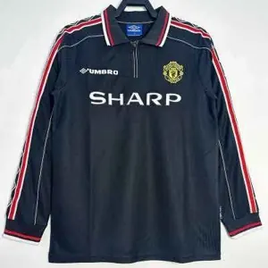 98-99 Manchester United Retro Kit Vintage T-Shirt AAAAJersey Supplier Yupoo