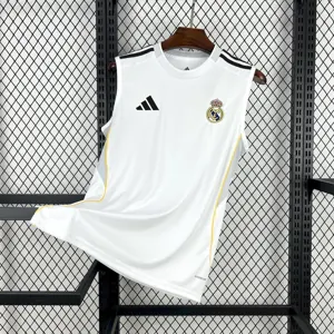25-26 Real Madrid Home Vest Football T-Shirt AAAAJersey Supply Yupoo