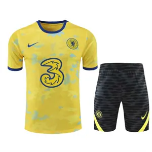22-23 Chelsea Training Suit Short Sleeve Kit Yellow