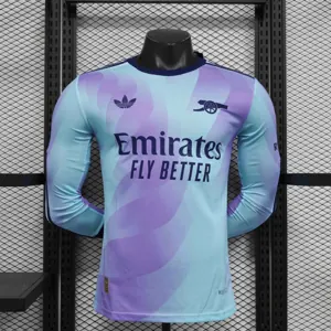 24-25 Arsenal Third Long Sleeve Kit Player Version Shirt Soccer AAAAJersey Yupoo