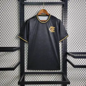 23-24 Flamengo Black S-4XL Cheap Soccer Jerseys