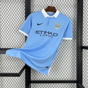 15-16 Manchester City Home Retro Kit Vintage Shirt AAAAJersey Supplier Yupoo