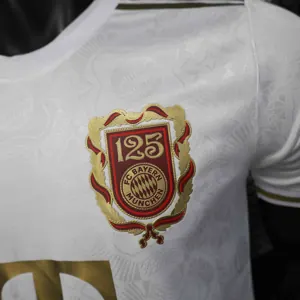 24-25 Bayern Munich 125th Anniversary White Special Edition Player Version AAAAJersey Dropship 1