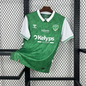 25-26 Saint Etienne Home Kit Football T-Shirt Sport AAAAJersey Supplier Yupoo
