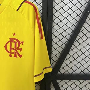 24-25 Flamengo Goalkeeper Yellow Kit Soccer T-Shirt AAAAJersey Dropship Yupoo 2