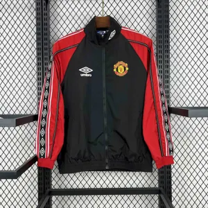 24-25 Manchester United Black&Redl Windbreaker Jacket AAAAJersey Supplier Yupoo