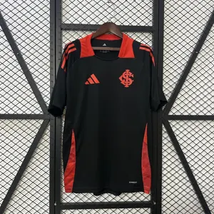 25-26 International Training Black Kit Soccer T-Shirt AAAAJersey Dropship Yupoo