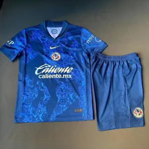 24-25 Club America Away Kid Kits Youth Apparels Sport AAAAJersey Yupoo