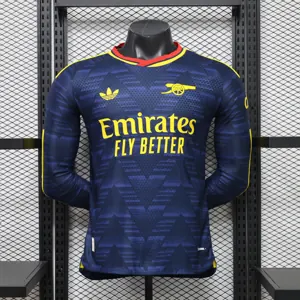 26-27 Arsenal Mens Away Kit Player Version Football Long Sleeve Shirt AAAAJersey Dropship Yupoo 7