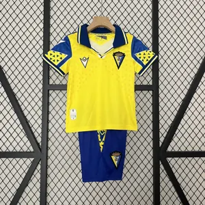 24-25 Cadiz Home Kid Kits Youth Apparels Sport AAAAJersey Yupoo