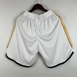 23-24 Real Madrid Home Shorts White Pants Cheap Football Kit 5