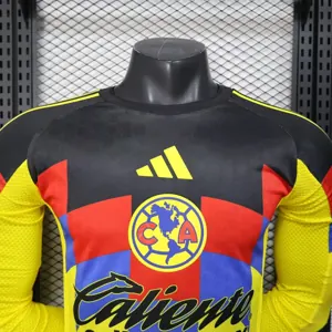 25-26 Club America Home Long Sleeve Kit Player Version Shirt Sino AAAAJersey Supply Yupoo 2