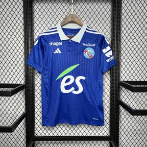 24-25 RC Strasbourg Home Kit Football Uniform AAAAJerseys Dropshipping Yupoo