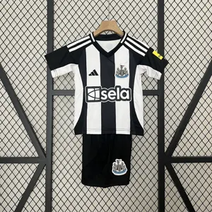 24-25 Newcastle United Home Kid Kits Youth Apparels Football AAAAJersey Yupoo