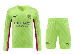 23-24 Manchester City Goalkeeper Long Sleeve Soccer Jerseys Yupoo