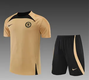 22-23 Chelsea Training Short Sleeve Kit Gold